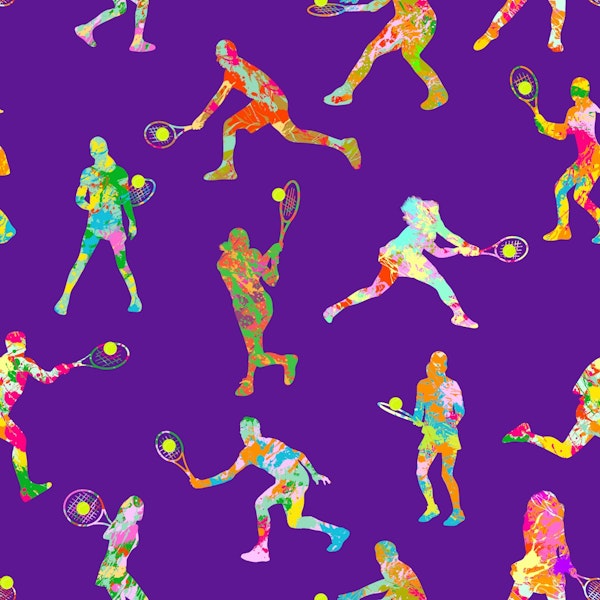 Tennis Players Pattern 2