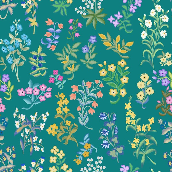 Millefleurs pattern 2