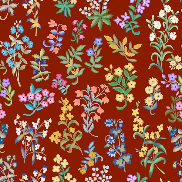 Millefleurs pattern 3