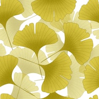 Ginkgo Biloba leaves seamless pattern 5 ταπετσαρία