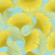Ginkgo Biloba leaves seamless pattern 6