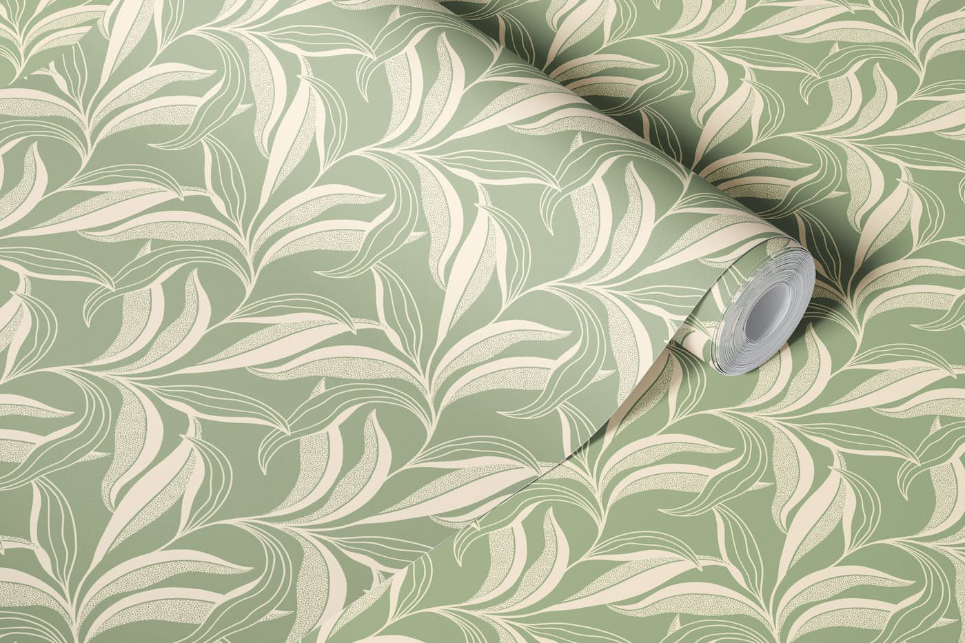 SAGE FOLIAGE wallpaper roll