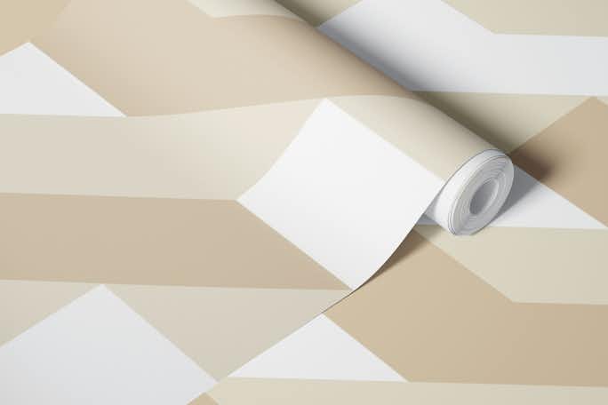Threedimensional geometric brightwallpaper roll
