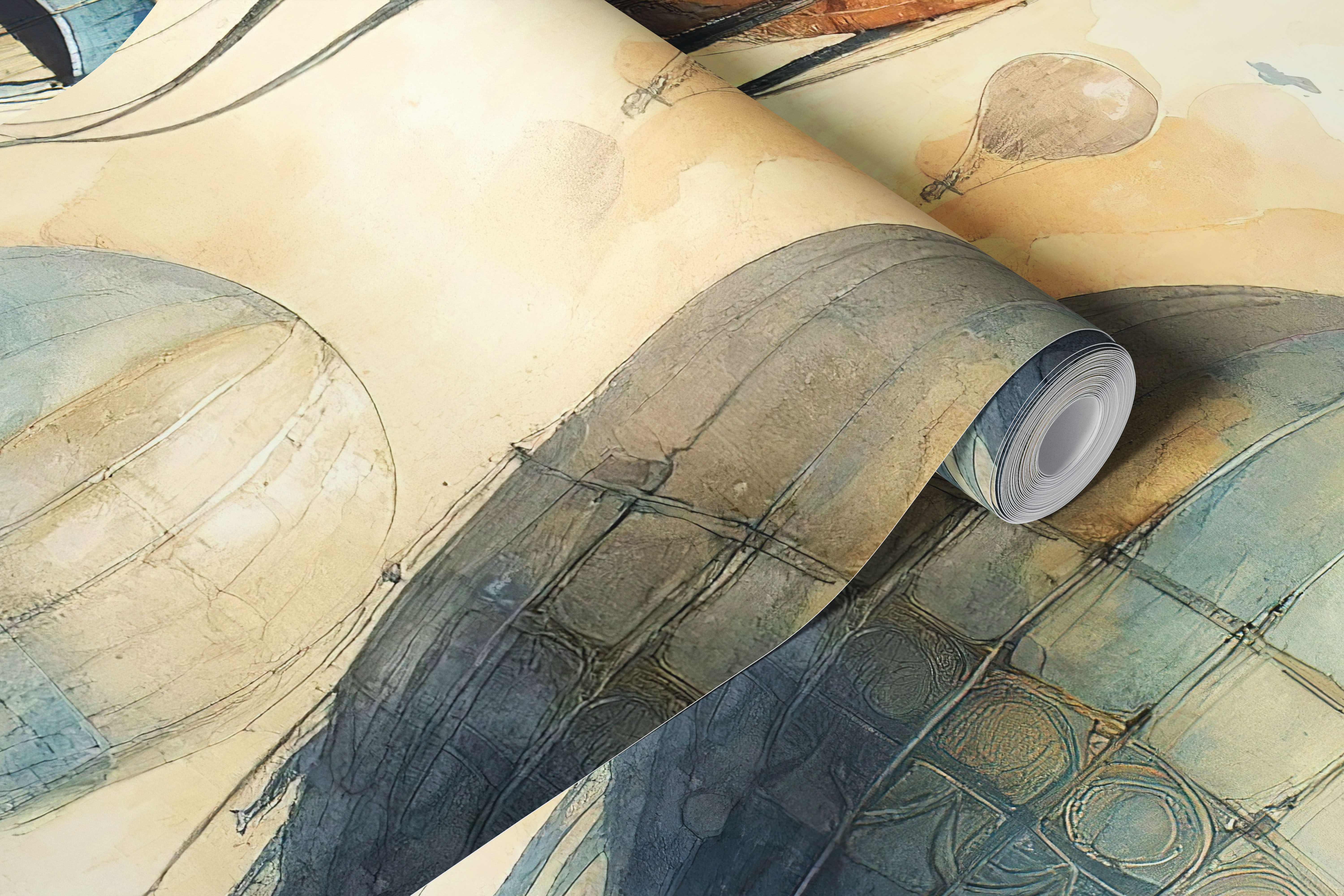 Whispers of Adventure wallpaper with hot air balloons