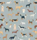 Dog Breeds in blue