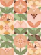 Mid-Century Big Flowers