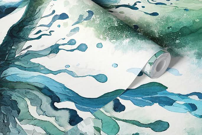 Ocean's Embrace Unfoldingwallpaper roll