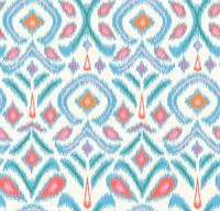 Ikat flower - multicolour papel pintado