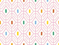 Bold minimalism - colourful and pink wallpaper