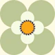 Retro Bird Blooms