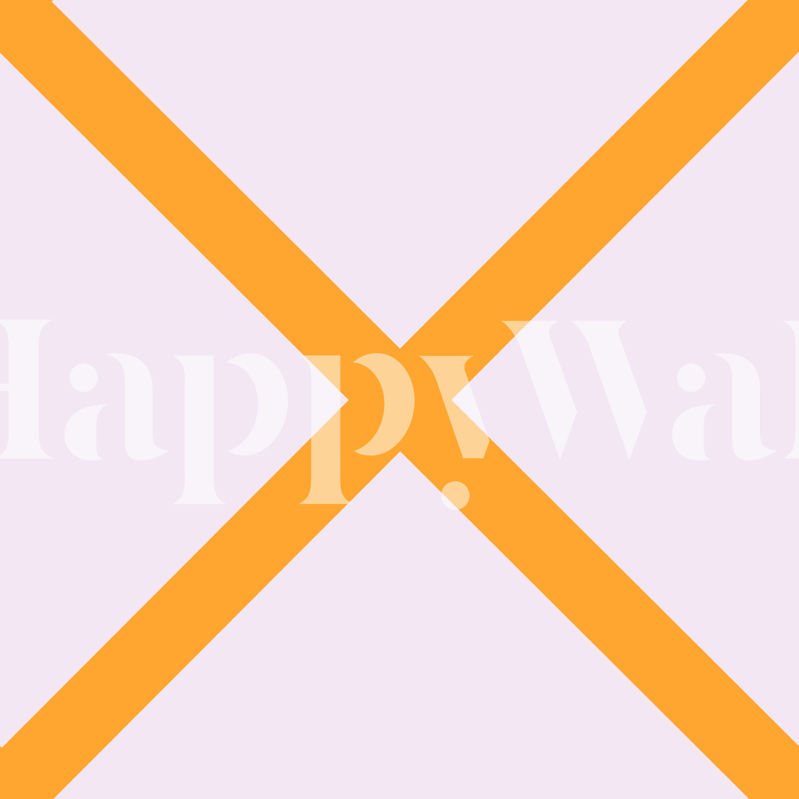 Orange cross wallpaper Happywall