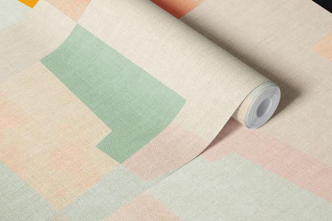 checker shapes spring wallpaper | Happywall