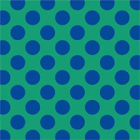 Cobalt blue polka dots tapeta