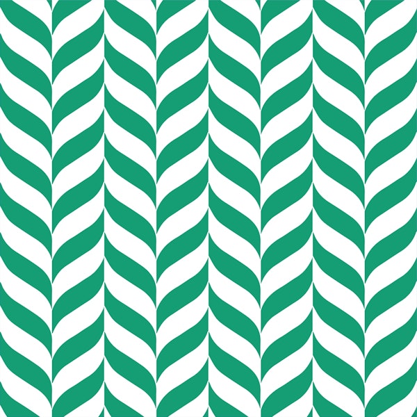 Chevron moss green white ovals
