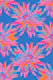 DAHLIA BURSTS Abstract Floral - Blue