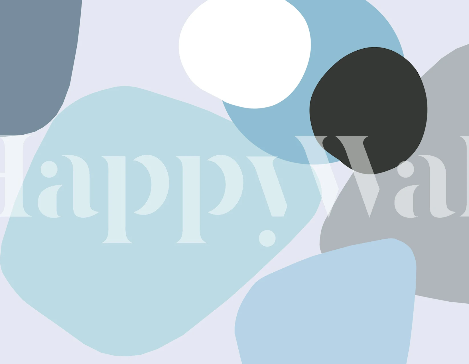 Elegant abstract stone shapes wallpaper