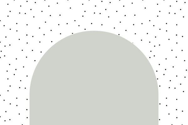 Sage Green Wide Arch Polka Dots