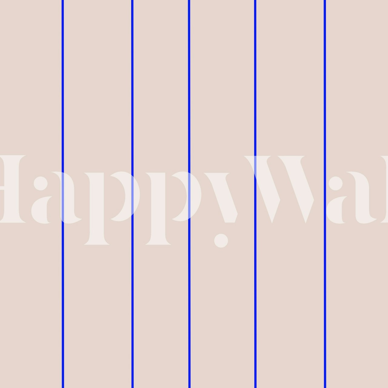 Fotomural rayas verticales azules sobre un fondo rosa suave