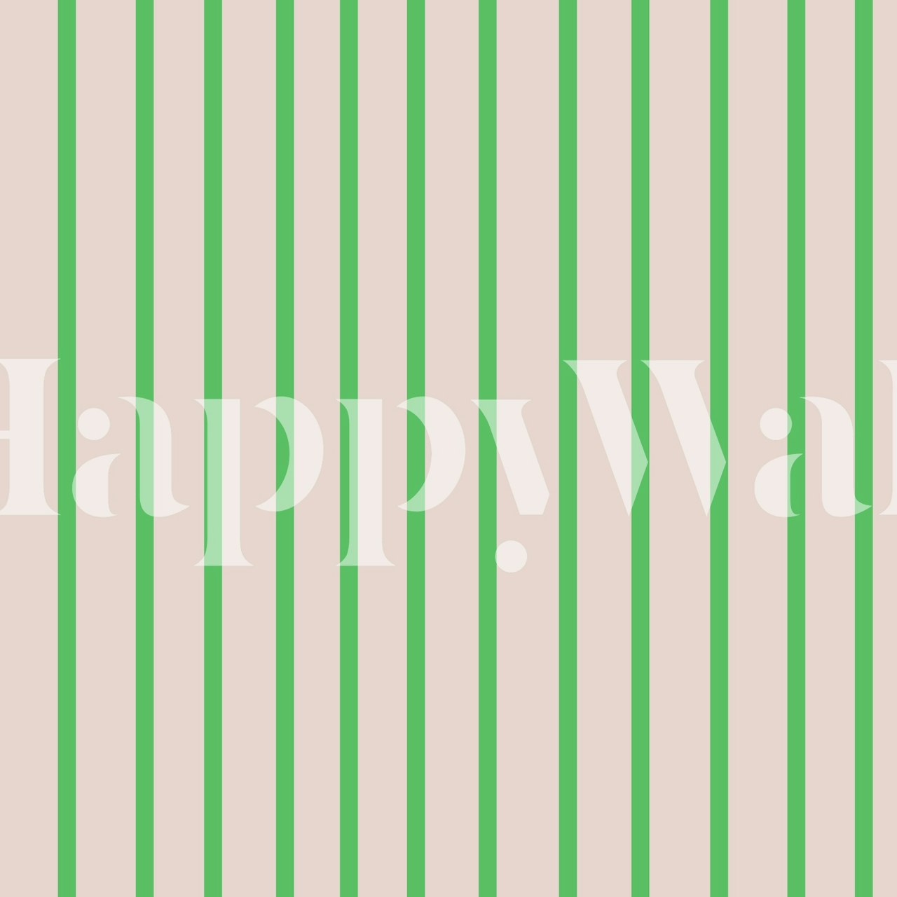 Soft green stripes on light background wallpaper