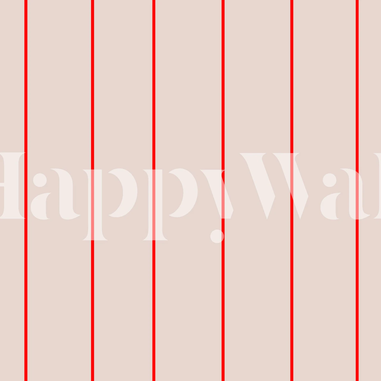 Red vertical stripes on a beige background minimalist wallpaper