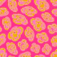FLOATING LILIES Abstract Floral - Fuchsia