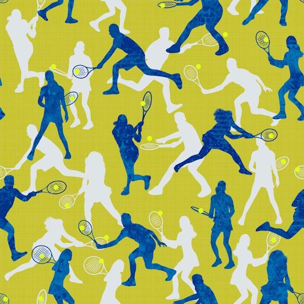 Tennis Players Pattern 4