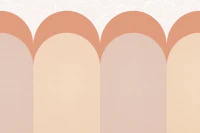 Japanese Art Deco Peach Fuzz tapete
