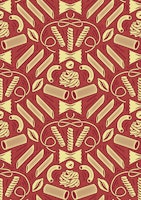 Pasta Love Damast tomato red behang