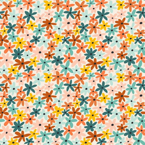 Joyful Flowers SMALL - earthy