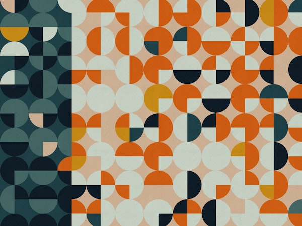 mid century bauhaus circles