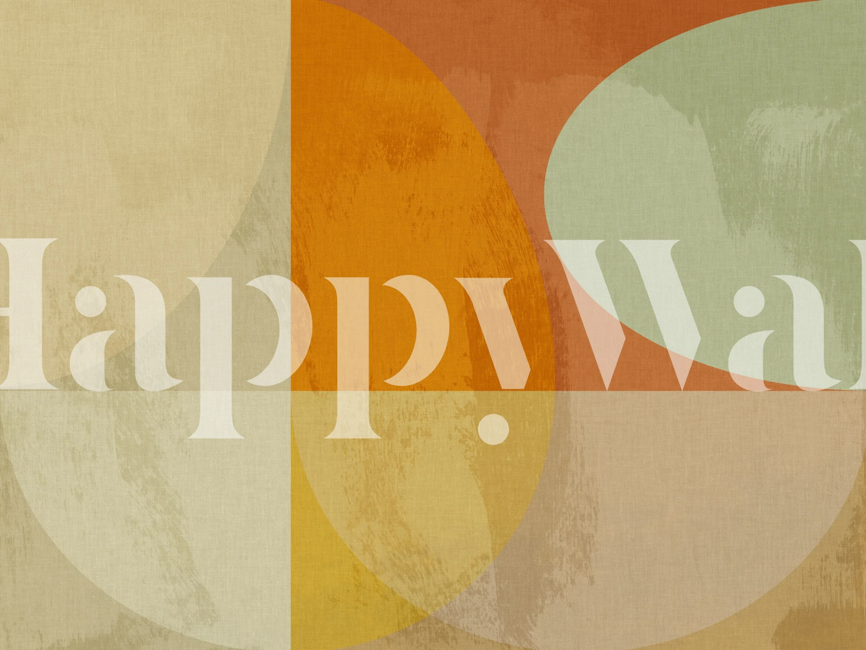 Mid century Bauhaus sun tapet i et rum