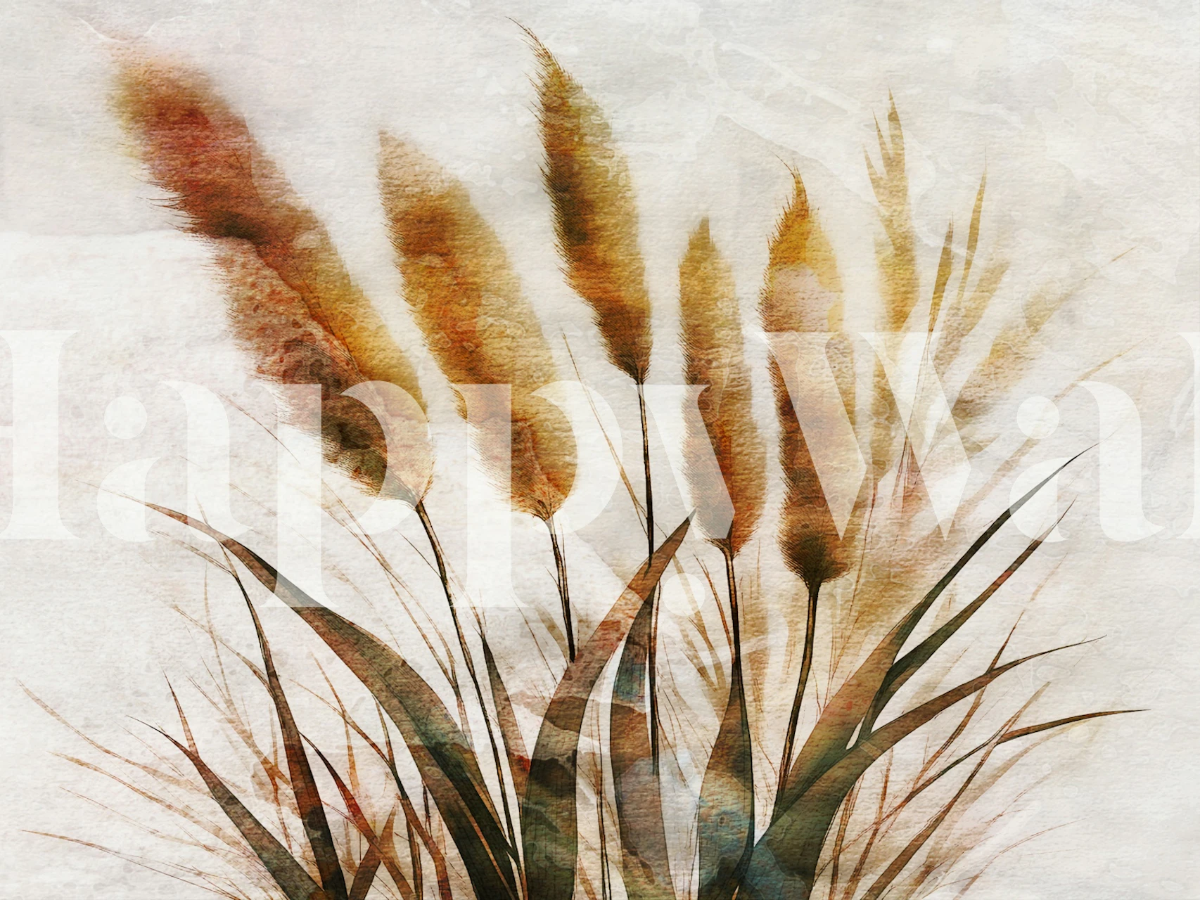 Tapeta Serene Grass Land u sobi