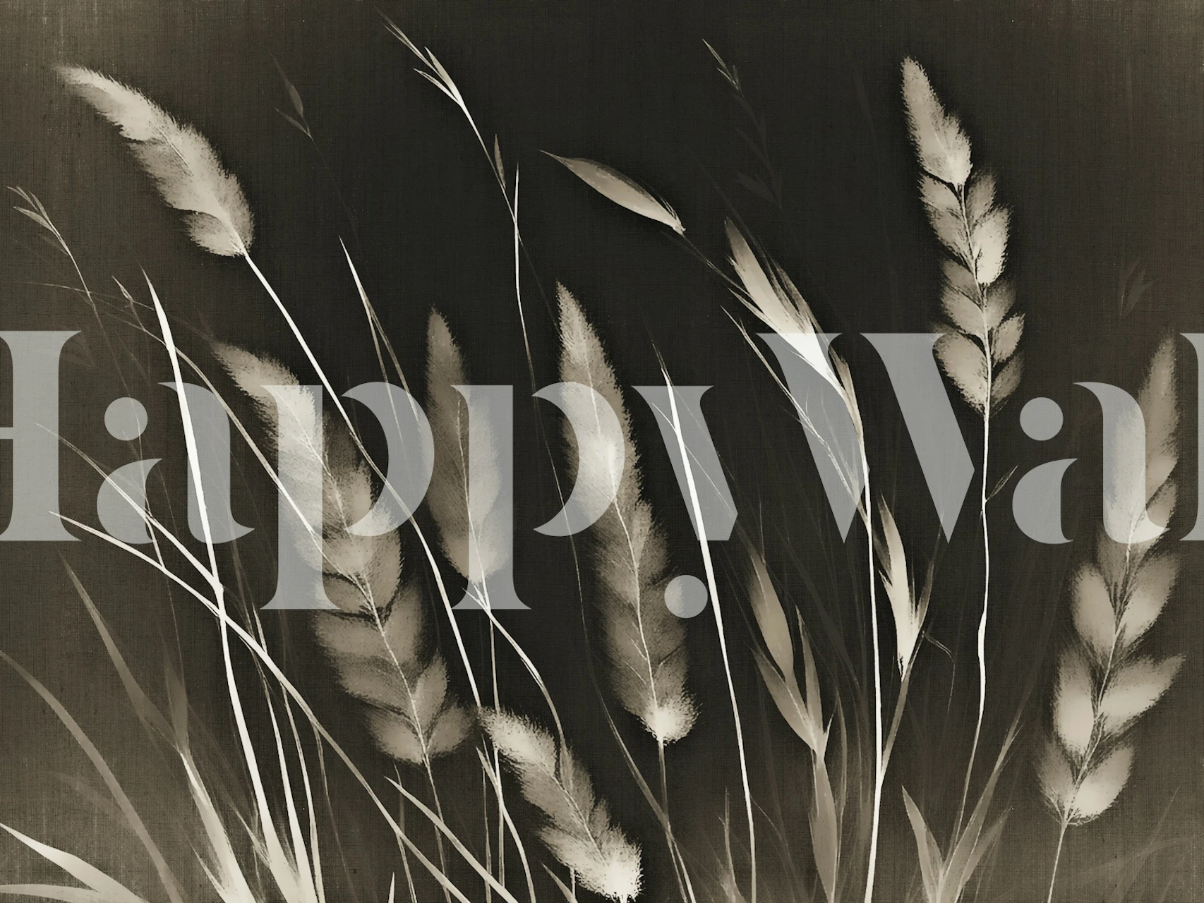 Moody Pampas Grass tapeta u sobi