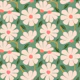 Wild Daisies pattern - green