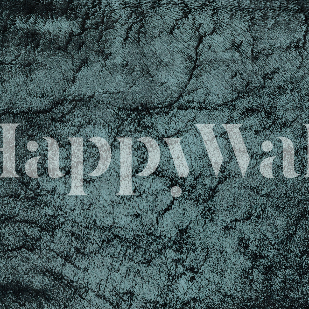 Metallic fur pattern in shades of petrol blue wallpaper