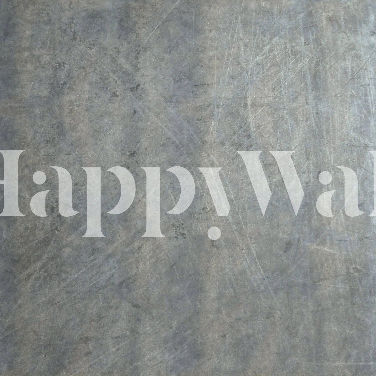 Gray scratched suede wallpaper with textured finish