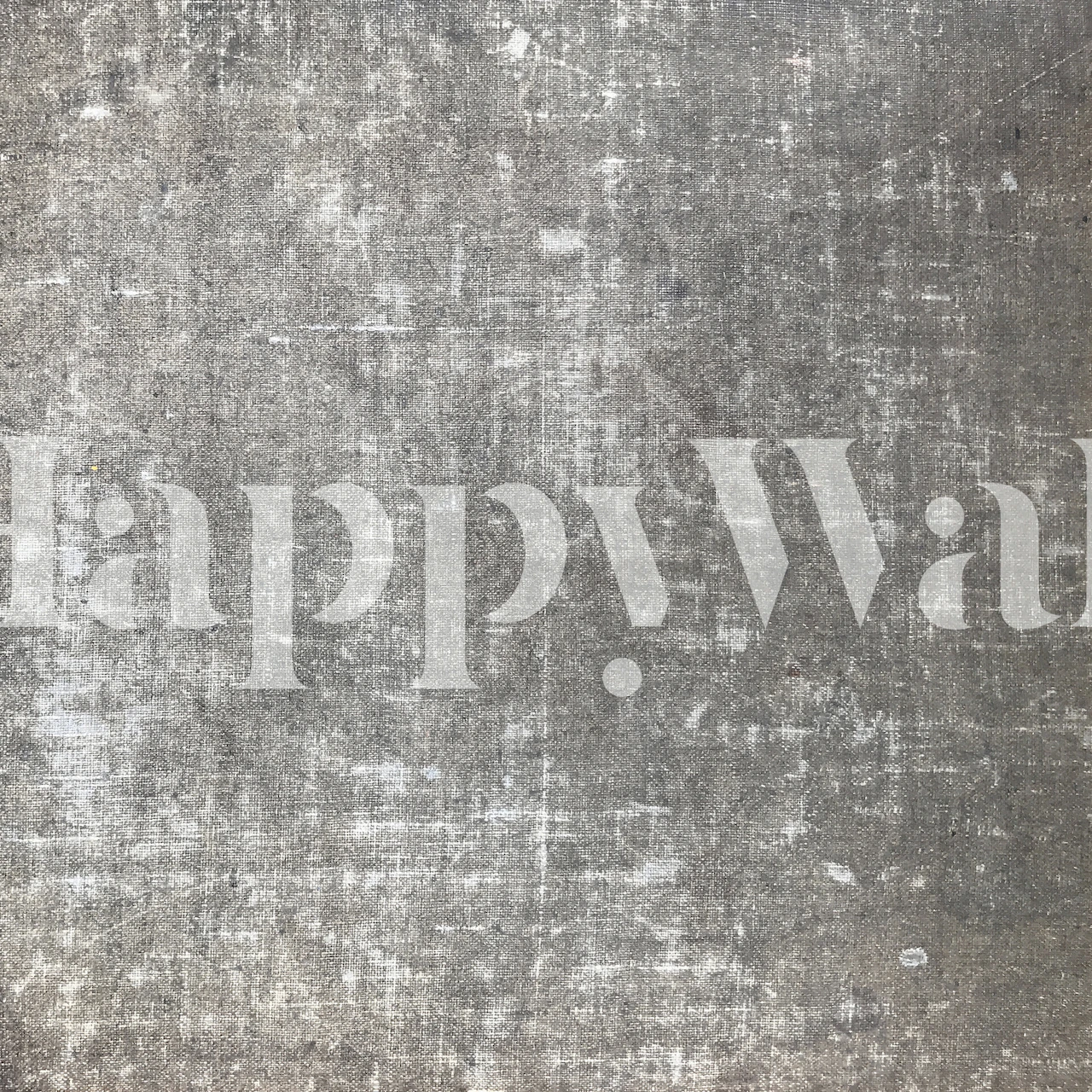 Gray textured antique linen wallpaper