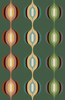 Mindfulness Pagoda Mid Century tapet