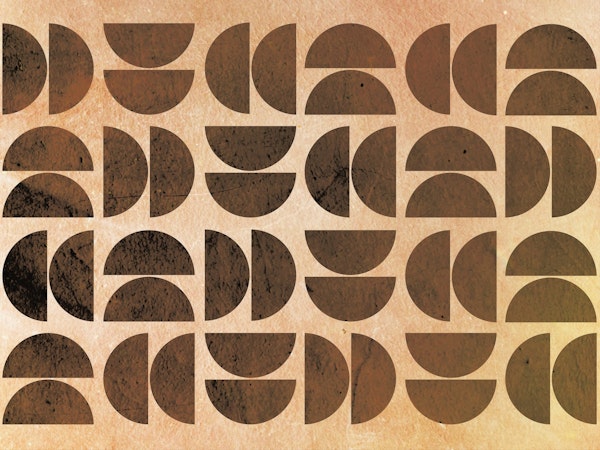 Mid Century Grunge Art