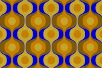 Mid-Century Seventies Linen tapete