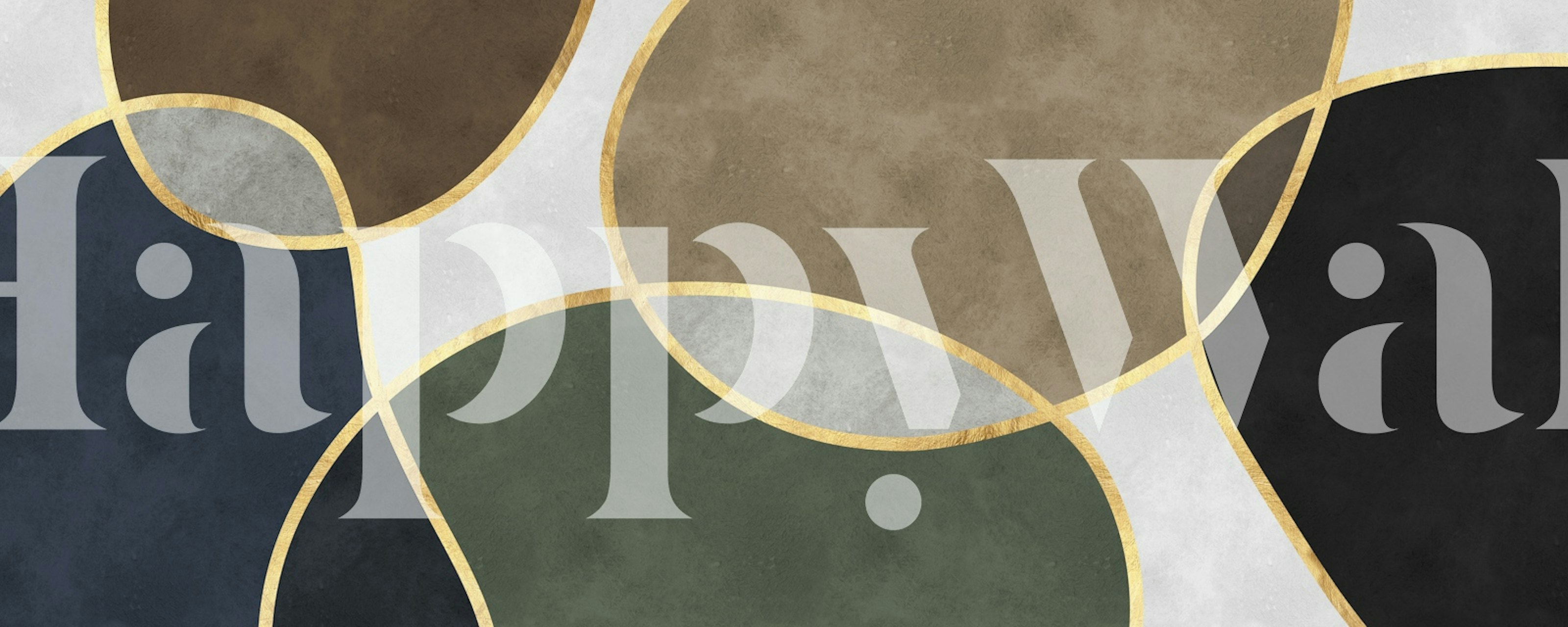 Boho shapes 16 tapeta v aranžmá místnosti