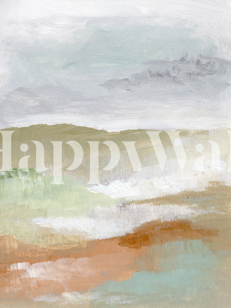 Papel pintado Spring bliss mostrado en una habitación