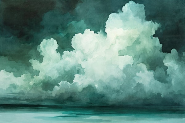 Emerald Dreams Watercolor 2