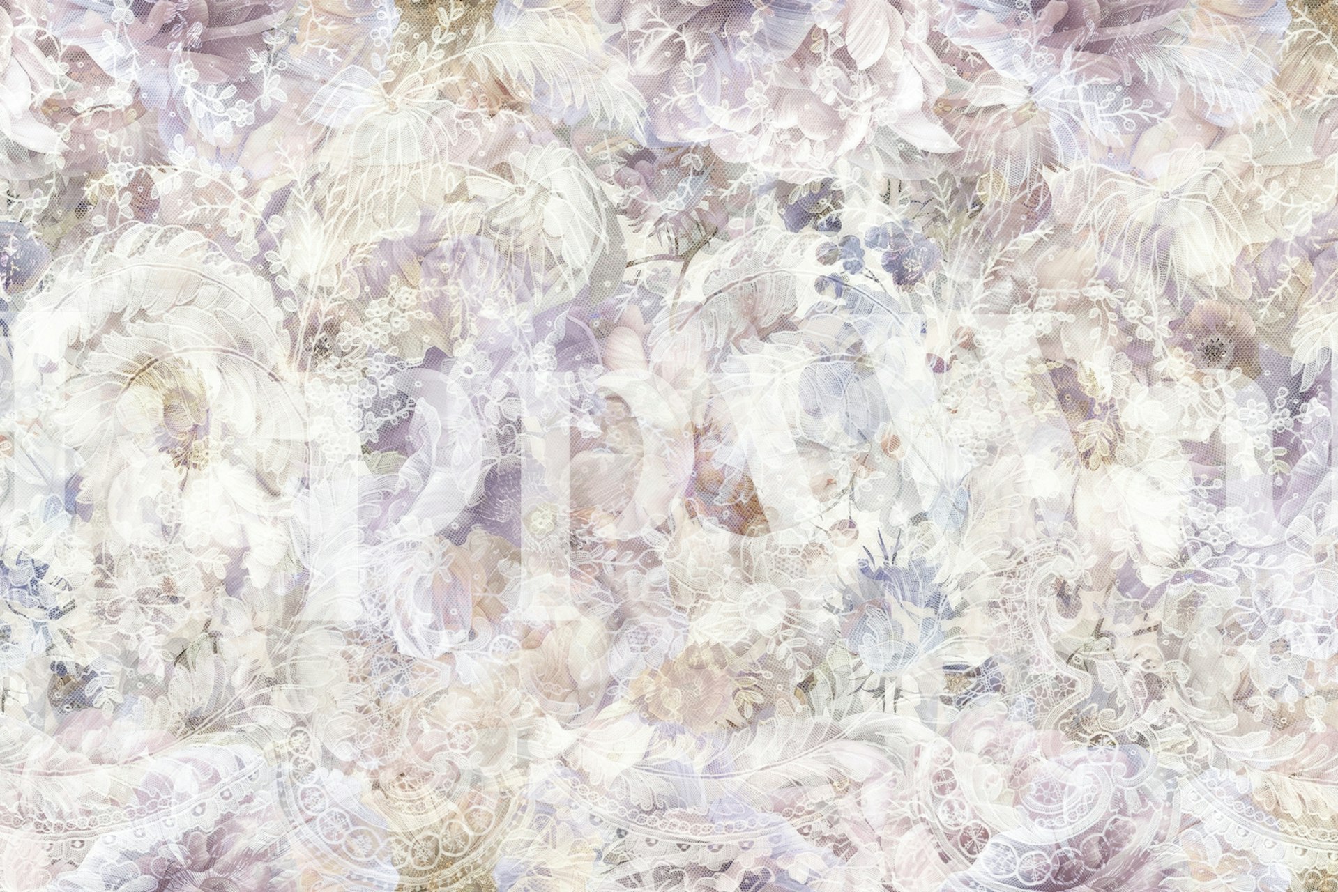 Fototapeta Vintage Romance Floral Light s jemnými pastelovými květy