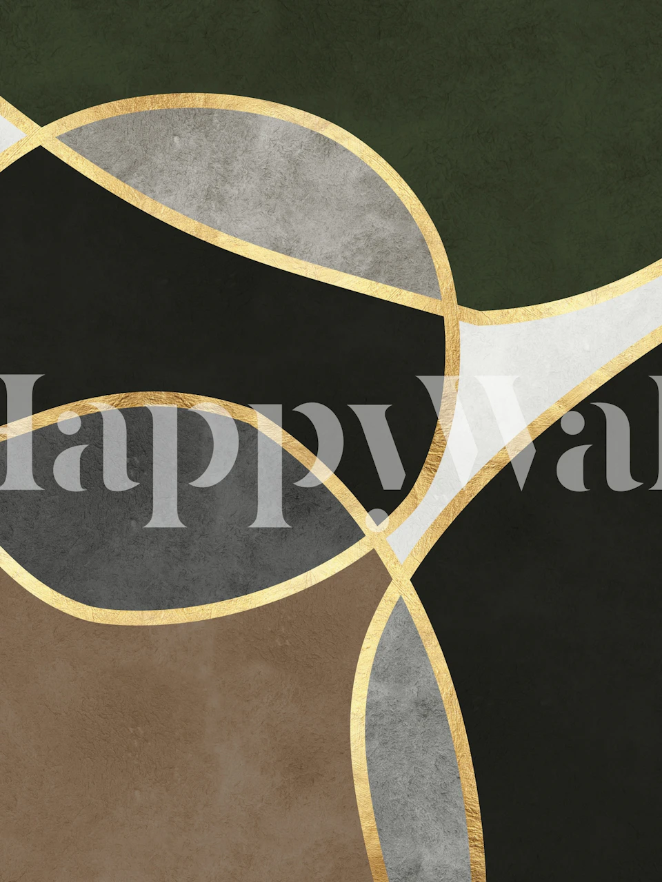 Papel de parede Boho shapes 21 em uma sala elegante