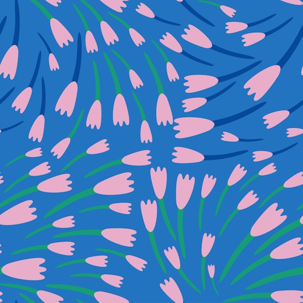 Powder pink tulips naive