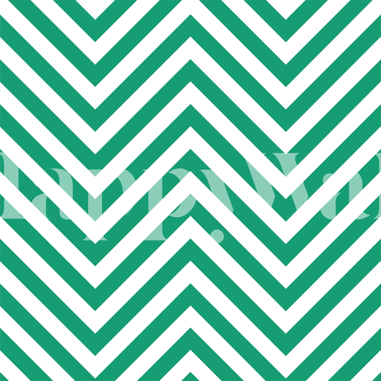 White green chevron pattern wallpaper on wall