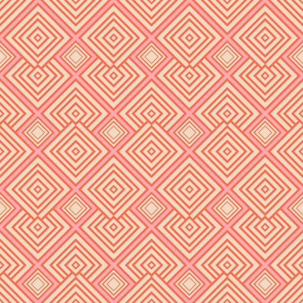 DIAMOND LIFE Art Deco Geometric - Mod Pastel