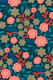 MARY Cottage Floral Botanical - Coral Teal