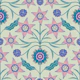 AUDREY Cottage Chintz Floral - Blush Teal